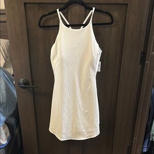 Old Navy White Fitted Backless Tank Top